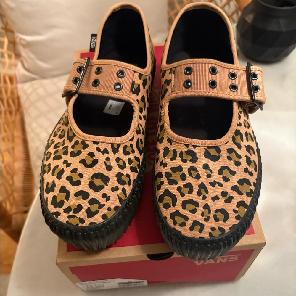Vans Mary Jane Leopard Creeper